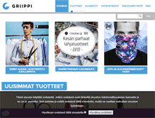 Tablet Screenshot of griippi.fi